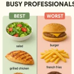 Best vs Worst Foods for Busy Professionals