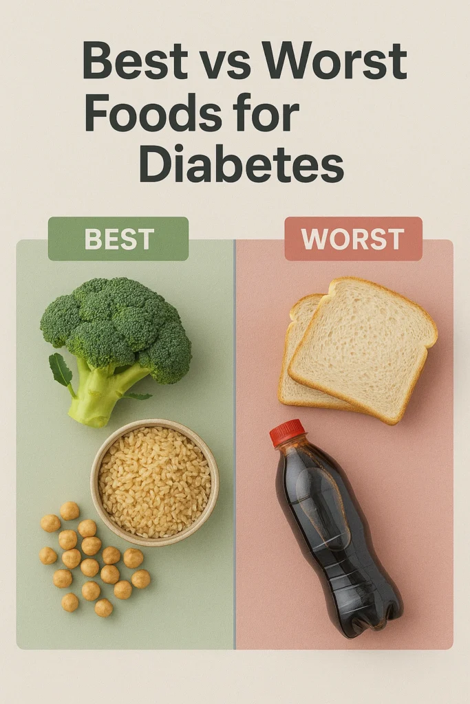 Best vs Worst Foods for Diabetes