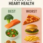 Best vs Worst Foods for Heart Health