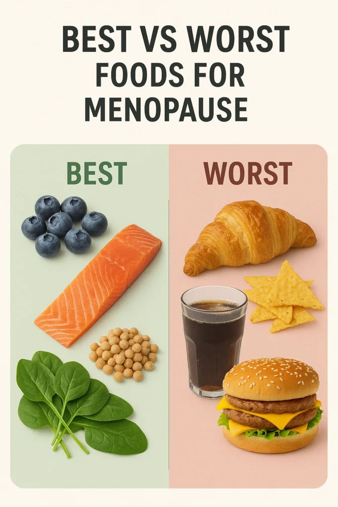 Best vs Worst Foods for Menopause