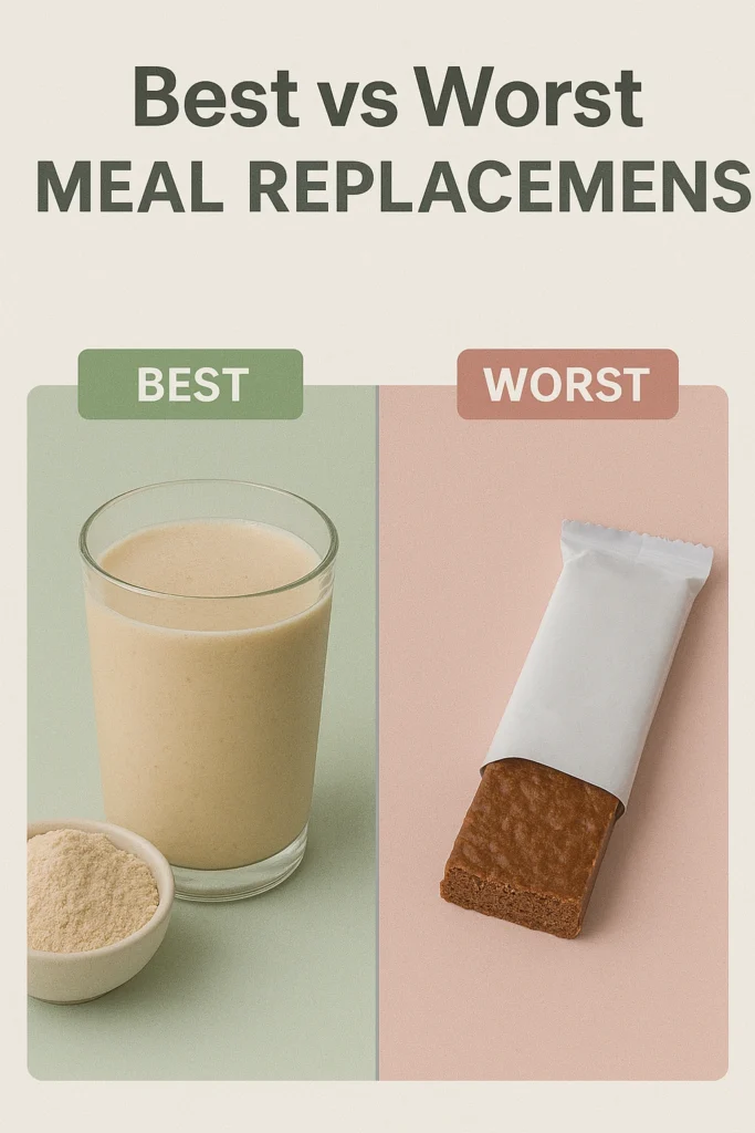 Best vs Worst Meal Replacements