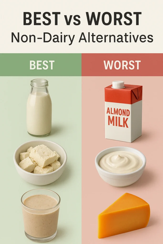 Best vs Worst Non Dairy Alternatives
