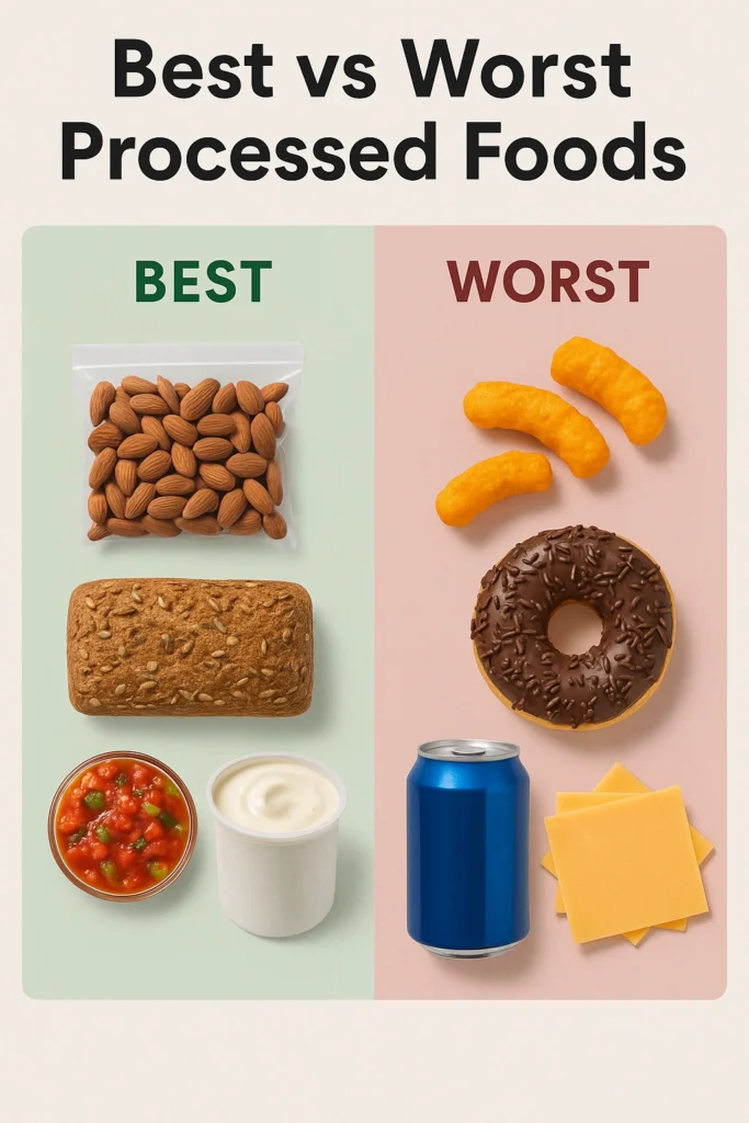 Best vs Worst Processed Foods