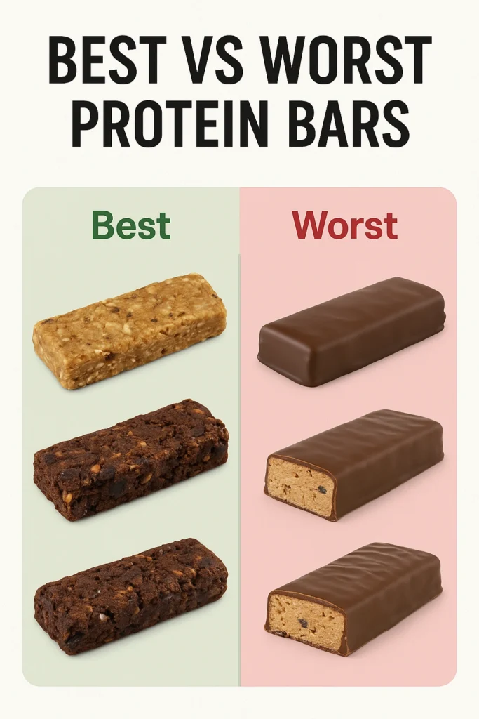 Best vs Worst Protein Bars
