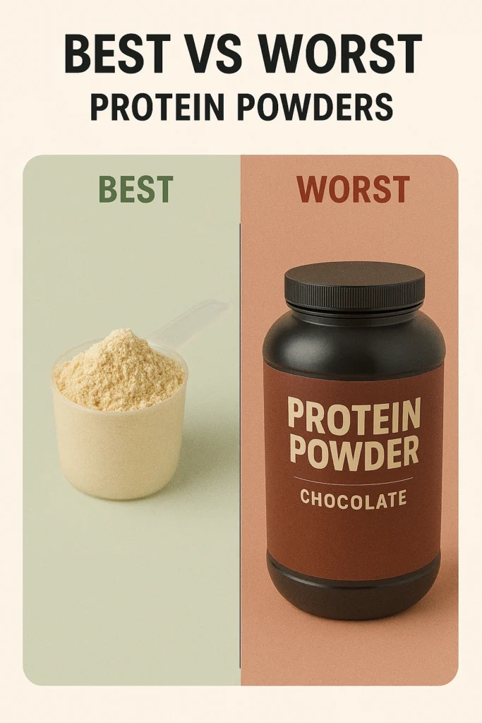 Best vs Worst Protein Powders