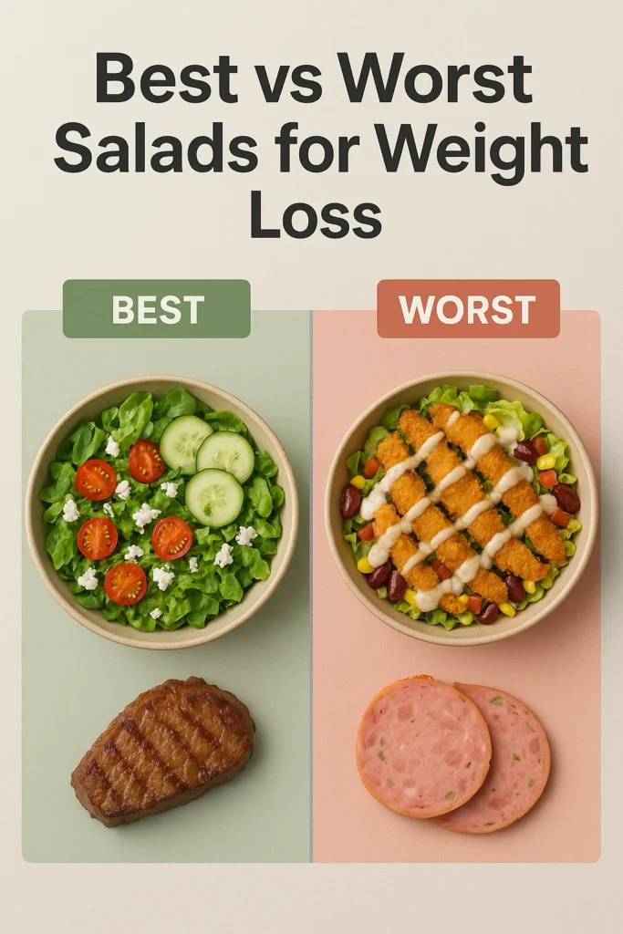 Best vs Worst Salads for Weight Loss
