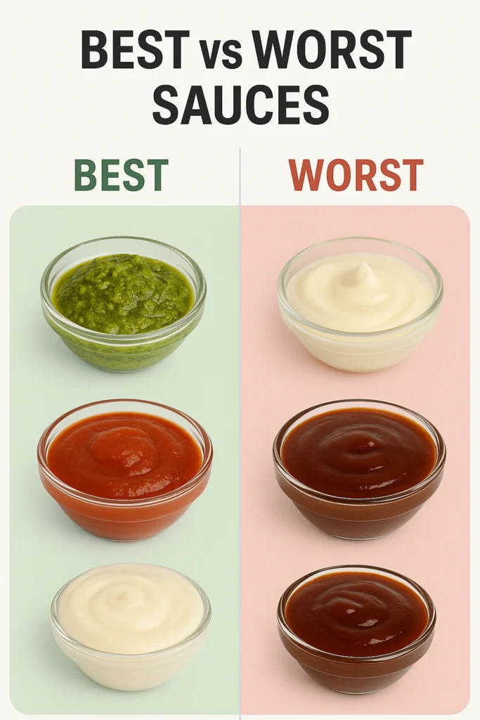 Best vs Worst Sauces