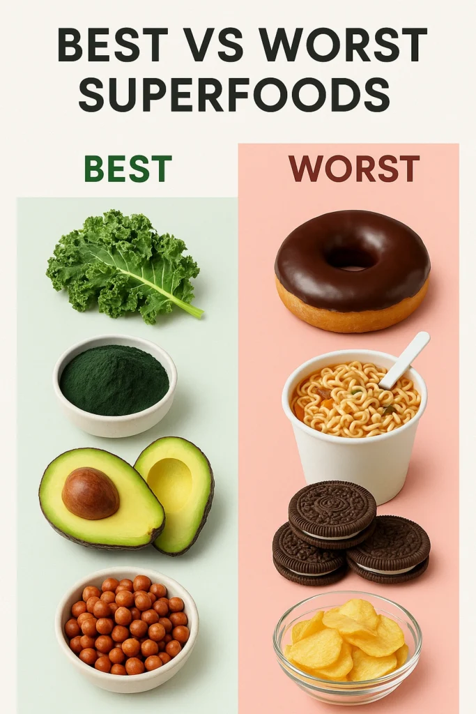 Best vs Worst Superfoods