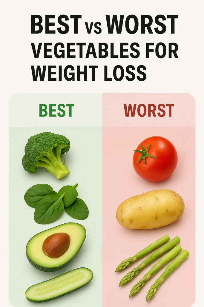Best vs Worst Vegetables for Weight Loss