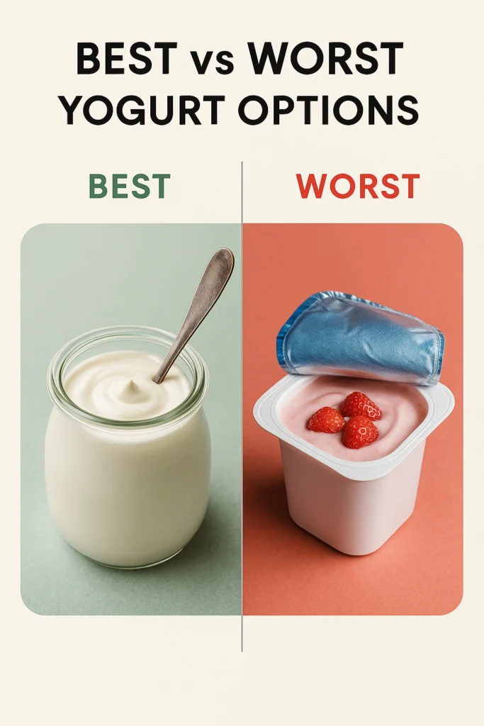 Best vs Worst Yogurt Options