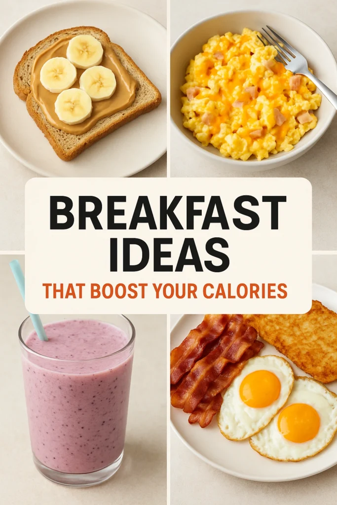 Breakfast Ideas That Boost Your Calories