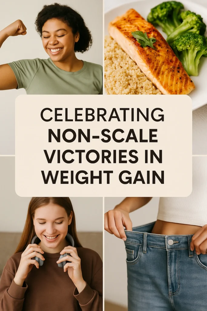 Celebrating Non Scale Victories in Weight Gain