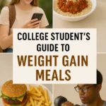 College Students Guide to Weight Gain Meals