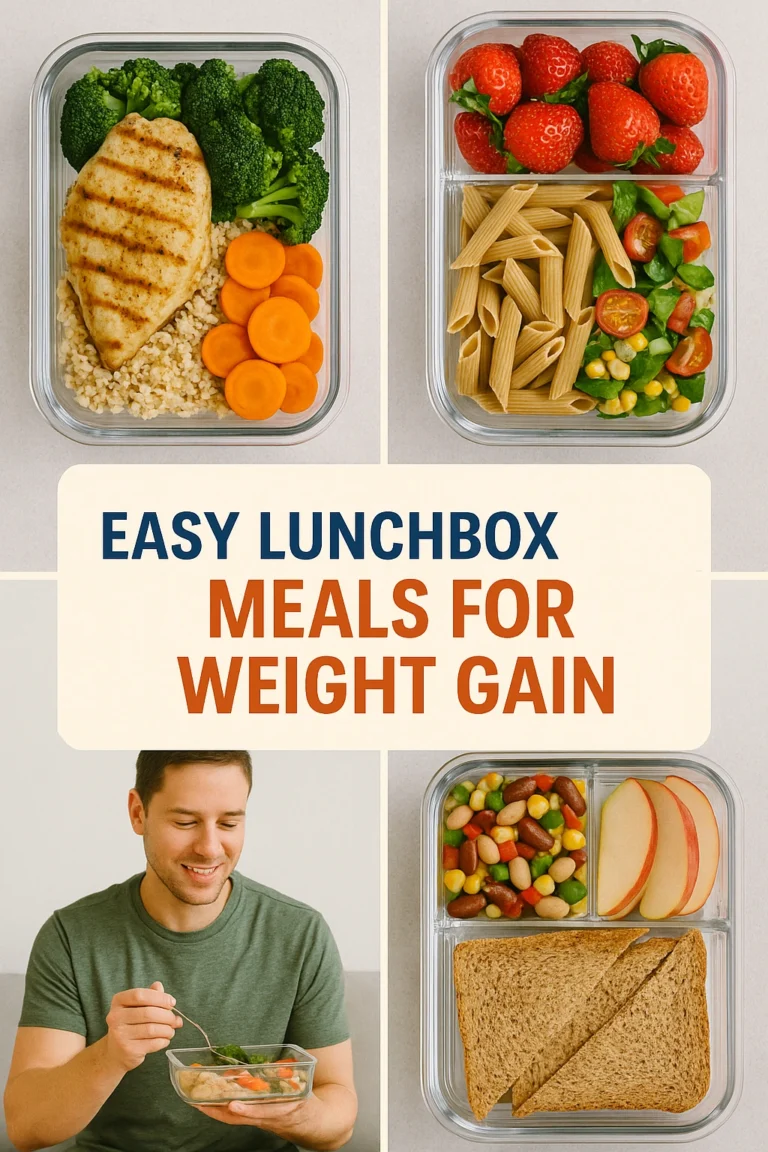 Easy Lunchbox Meals for Weight Gain
