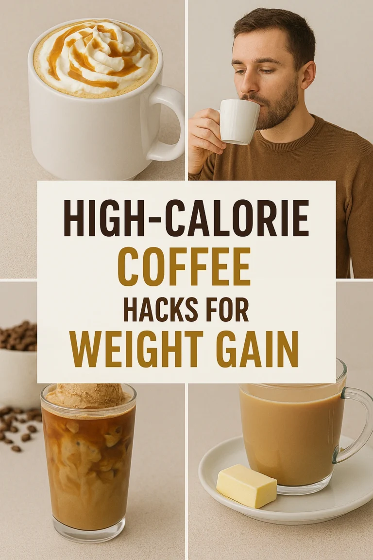 High-Calorie Coffee Hacks for Weight Gain
