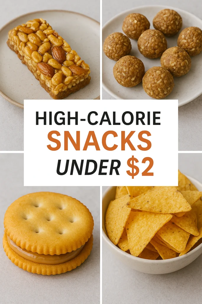 High Calorie Snacks Under 2