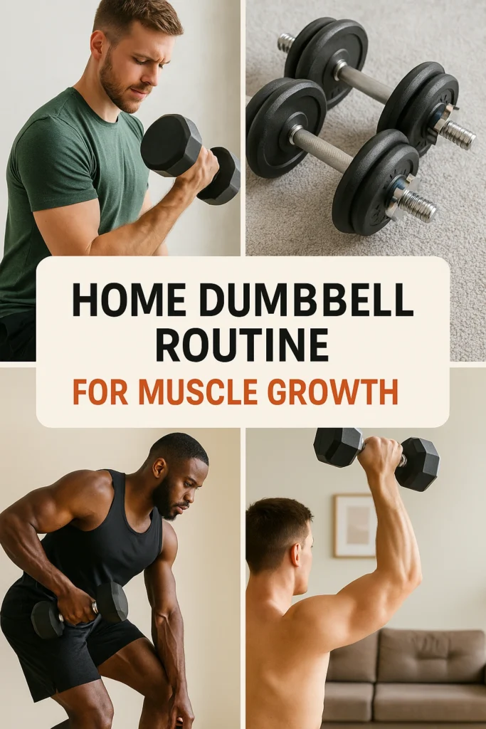 Home Dumbbell Routine for Muscle Growth