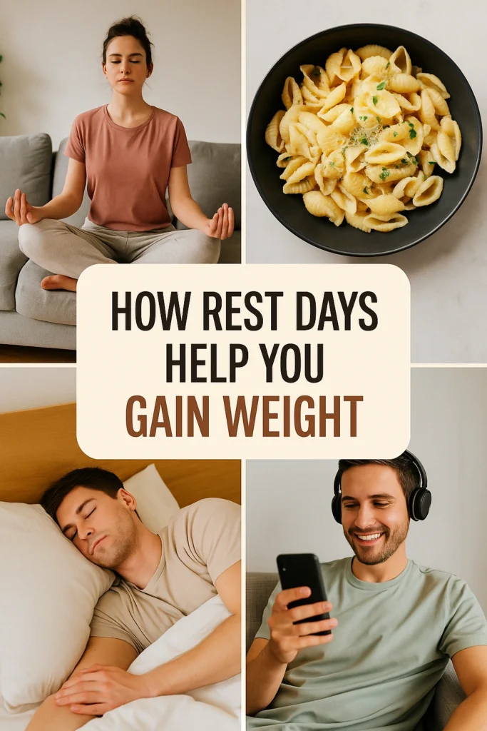 How Rest Days Help You Gain Weight