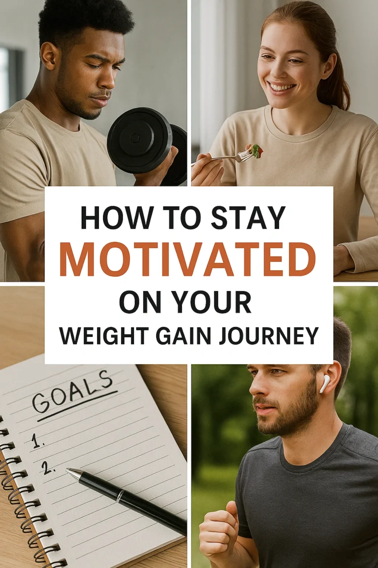 How to Stay Motivated on Your Weight Gain Journey