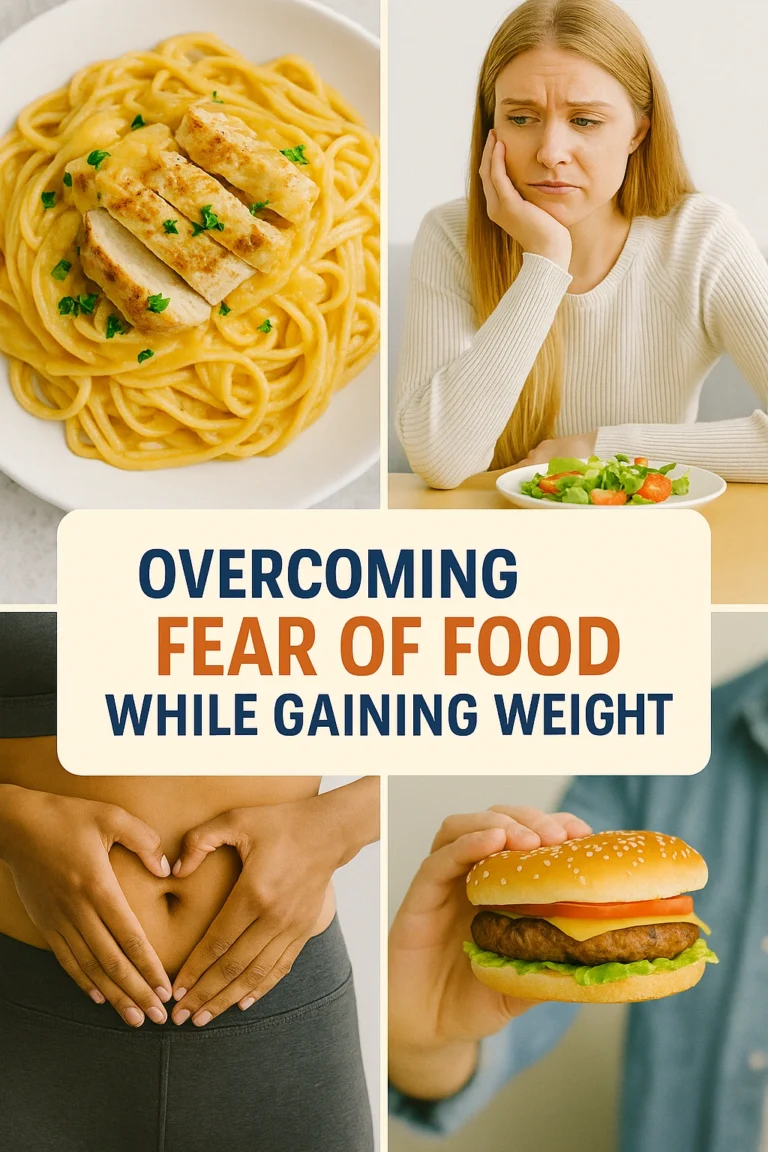 Overcoming Fear of Food While Gaining Weight
