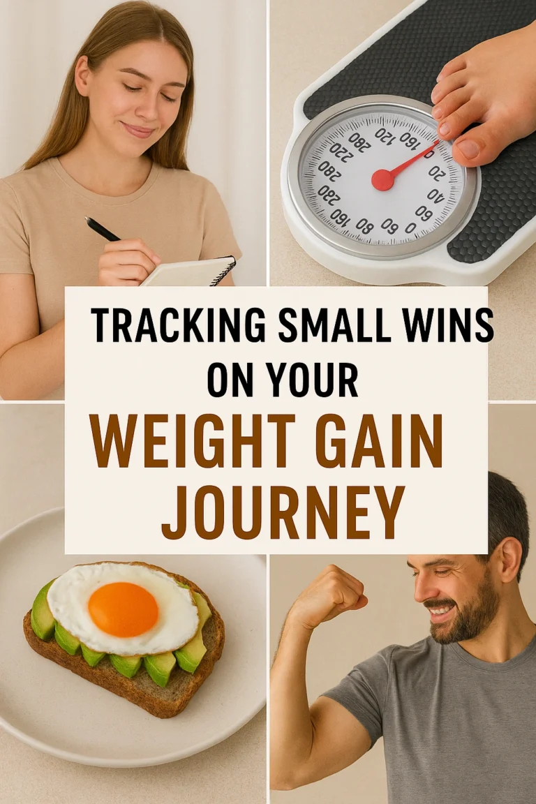 Tracking Small Wins on Your Weight Gain Journey