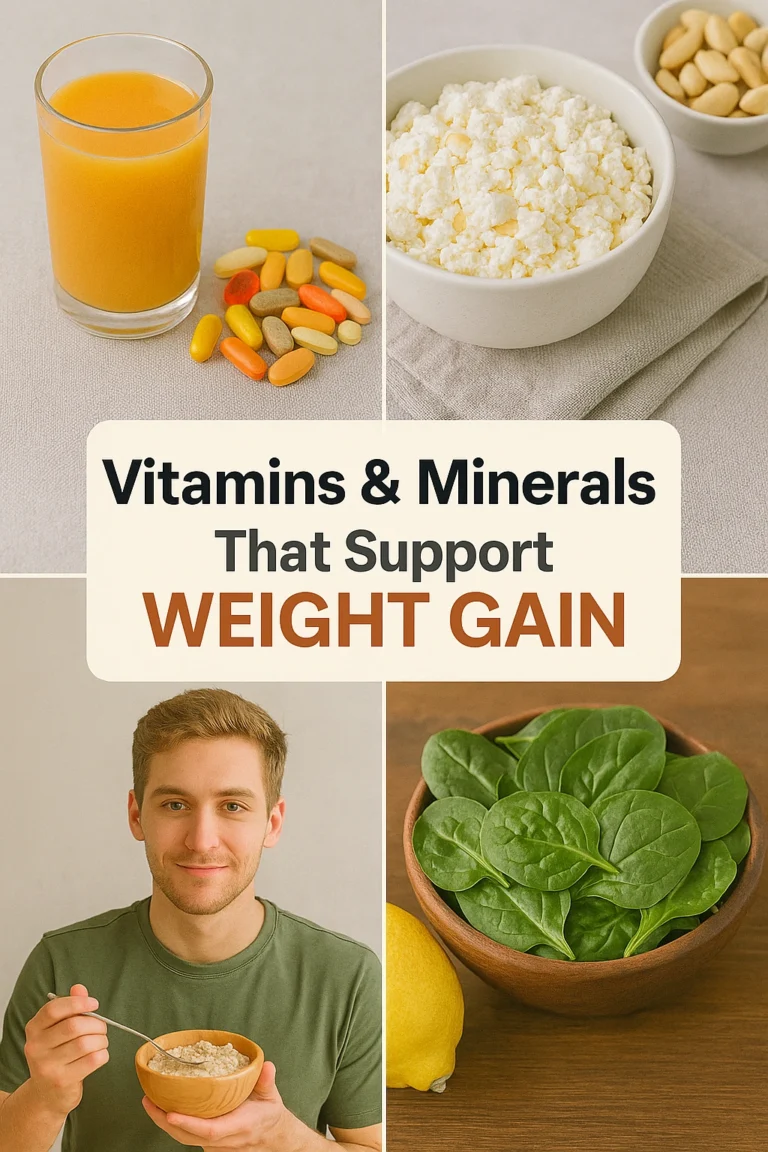 Vitamins & Minerals That Support Weight Gain